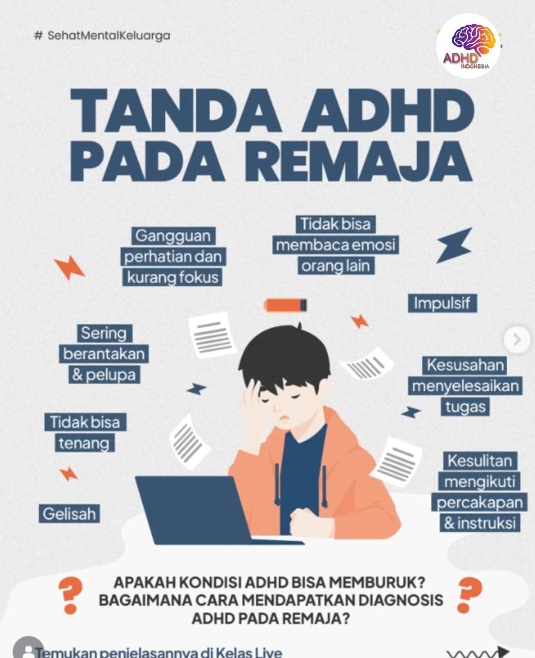 Screening ADHD Non-Diagnostik: Edukasi Awal bagi Orang Tua di Kota Banjar Baru